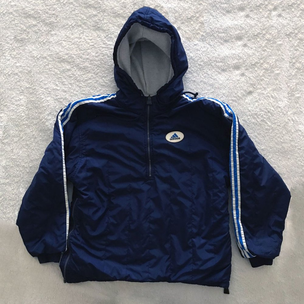 Vintage Adidas 3-Stripe Child Reversible Jacket